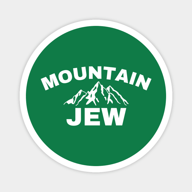 MOUNTAIN JEW CLEAN TEXT Magnet by TreSiameseTee